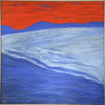 Bárut I, olje 1989, 104x118cm, foto Bernt Holst Bárut I, olje 1989, 104x118cm, foto Bernt Holst